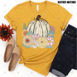 Transfer 000016 - Floral Pumpkin Sketch