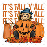 Transfer 000019 - It's Fall Y'all Boy Scarecrow