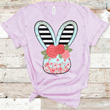 Transfer 000036 - Floral Bunny Head