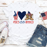 Transfer 000049 - Peace Love America Soldier Boots