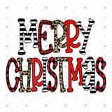 Transfer 000054 - Merry Christmas with Leopard