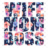 Transfer 000064 - Floral Wife Mom Boss