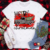 Transfer 000068 - Merry Christmas Vintage Truck with Tree