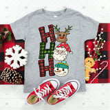 Transfer 000091 - Ho Ho Ho Reindeer Santa Snowman