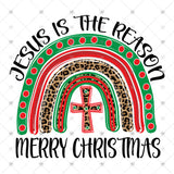 Transfer 000103 - Jesus is the Reason Christmas Rainbow