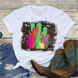 Transfer 000105 - Bright Cactus with Leopard Background