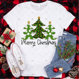 Transfer 000106 - Merry Christmas Green Trees