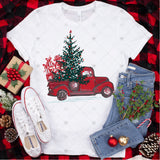 Transfer 000110 - Vintage Christmas Truck with Tree