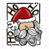 Transfer 000114 - Ho Ho Ho Santa Sketch