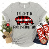 Transfer 000122 - I Want a Hippopotamus for Christmas