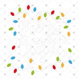 Transfer 000128 - Merry & Bright Christmas Lights