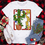 Transfer 000131 - Merry Christmas Cactus