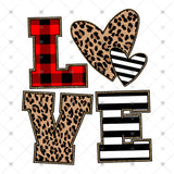 Transfer 000138 - Love Leopard Heart