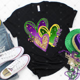 Transfer 000140 - Mardi Gras Hearts