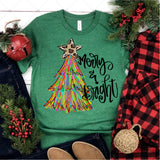 Transfer 000148 - Merry & Bright Christmas Tree