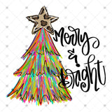 Transfer 000148 - Merry & Bright Christmas Tree