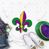 Transfer 000152 - Mardi Gras Fleur De Lis