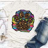 Transfer 000162 - Leopard and Serape Paw Print