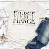 Transfer 000165 - Leopard Fierce Stacked Word Art