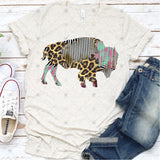 Transfer 000202 - Leopard and Metal Buffalo