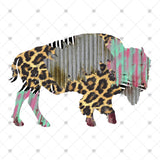 Transfer 000202 - Leopard and Metal Buffalo