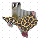 Transfer 000204 - Leopard and Metal Texas
