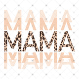 Transfer 000213 - Leopard Mama Stacked Word Art