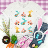 Transfer 000214 - Floral Bunnies