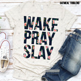 Transfer 000224 - Floral Wake Pray Slay