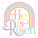 Transfer 000240 - He is Risen Rainbow