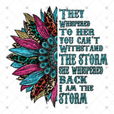 Transfer 000241 - I am the Storm Sunflower