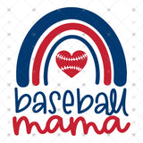 Transfer 000268 - Baseball Mama Rainbow