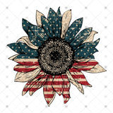 Transfer 000273 - Patriotic Sunflower