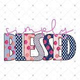 Transfer 000282 - Simply Blessed