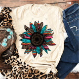 Transfer 000309 - Serape and Leopard Sunflower