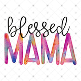 Transfer 000312 - Watercolor Blessed Mama