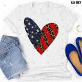 Transfer 000315 - Patriotic Leopard Heart
