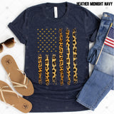 Transfer 000343 - Leopard Distressed American Flag