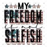 Transfer 000347 - My Freedom is not Selfish