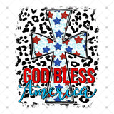 Transfer 000366 - God Bless America Cross