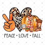 Transfer 000372 - Peace Love Fall Leopard