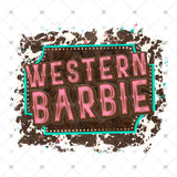 Transfer 000387 - Western Barbie