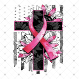 Transfer 000406 - Patriotic Breast Cancer Cross