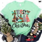 Transfer 000415 - Merry Christmas Trees - Southern Style