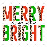 Transfer 000416 - Merry and Bright - Leopard Print