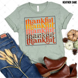 Transfer 000417 - Thankful Stacked Word Art