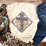 Transfer 000445 - Leopard Boho Cross