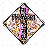 Transfer 000445 - Leopard Boho Cross