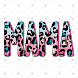 Transfer 000467 - Pink & Blue Leopard Mama