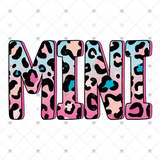 Transfer 000468 - Pink & Blue Leopard Mini